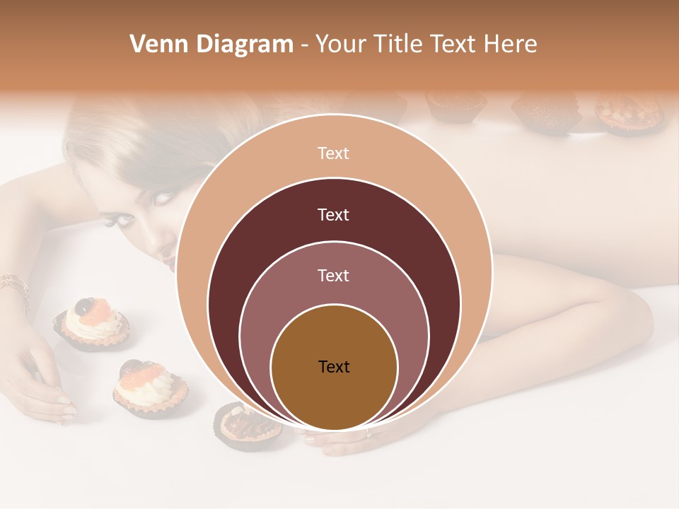 Sexy Lifestyle Dessert PowerPoint Template