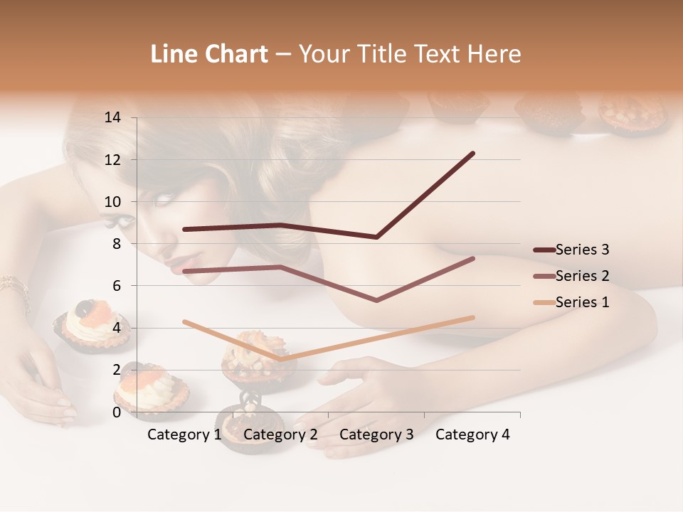 Sexy Lifestyle Dessert PowerPoint Template