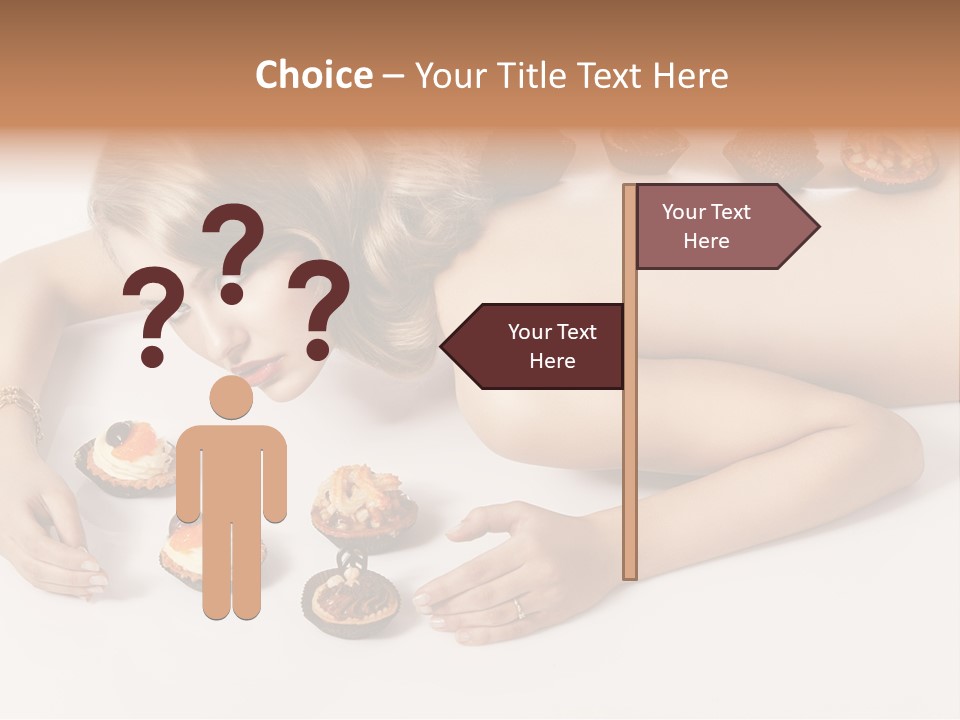 Sexy Lifestyle Dessert PowerPoint Template