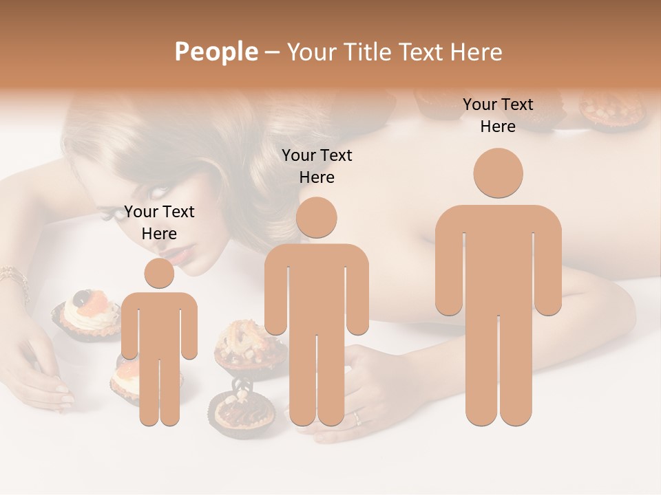 Sexy Lifestyle Dessert PowerPoint Template