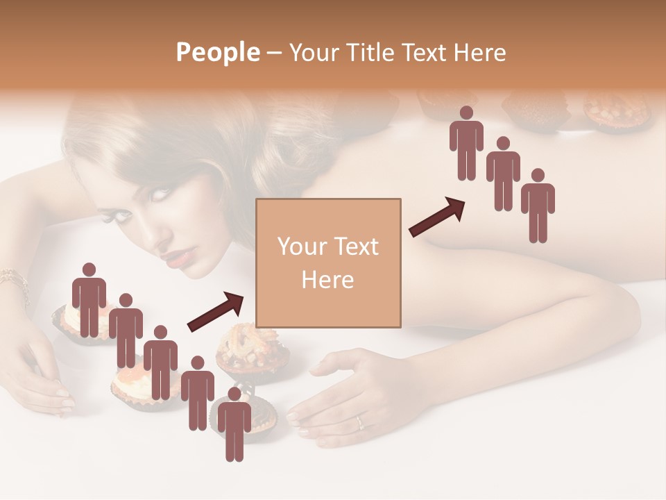 Sexy Lifestyle Dessert PowerPoint Template