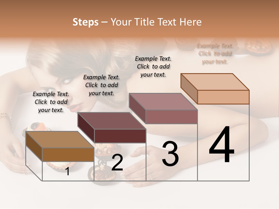 Sexy Lifestyle Dessert PowerPoint Template