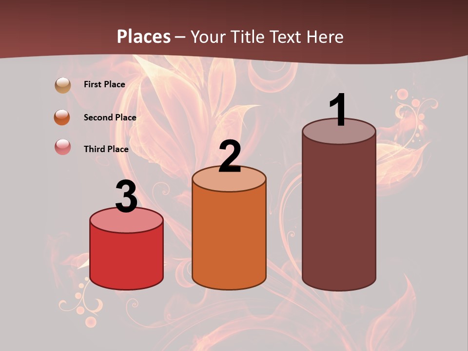 Hot Ignition Blaze PowerPoint Template
