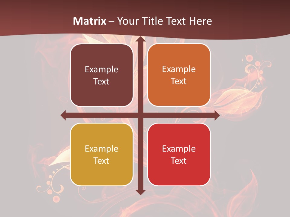 Hot Ignition Blaze PowerPoint Template