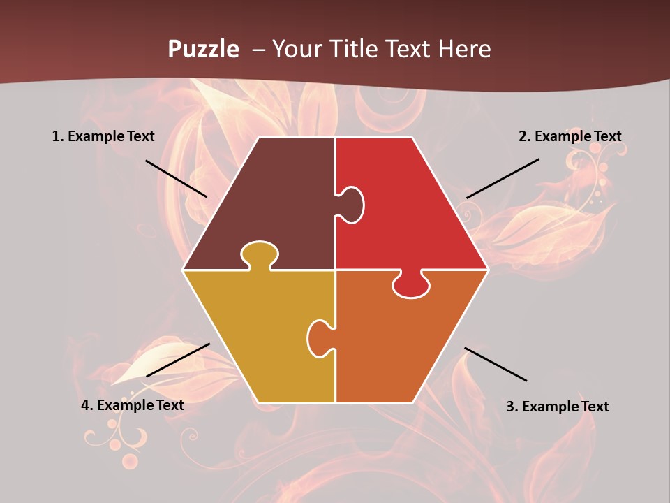 Hot Ignition Blaze PowerPoint Template