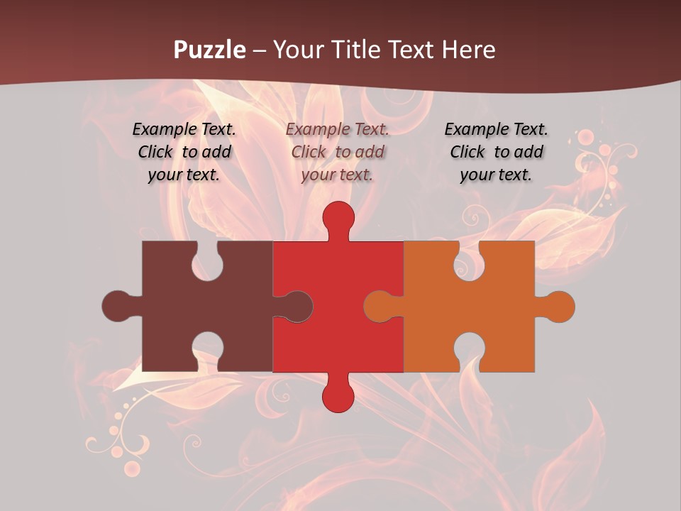 Hot Ignition Blaze PowerPoint Template