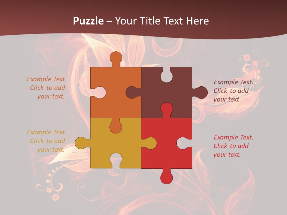 Hot Ignition Blaze PowerPoint Template