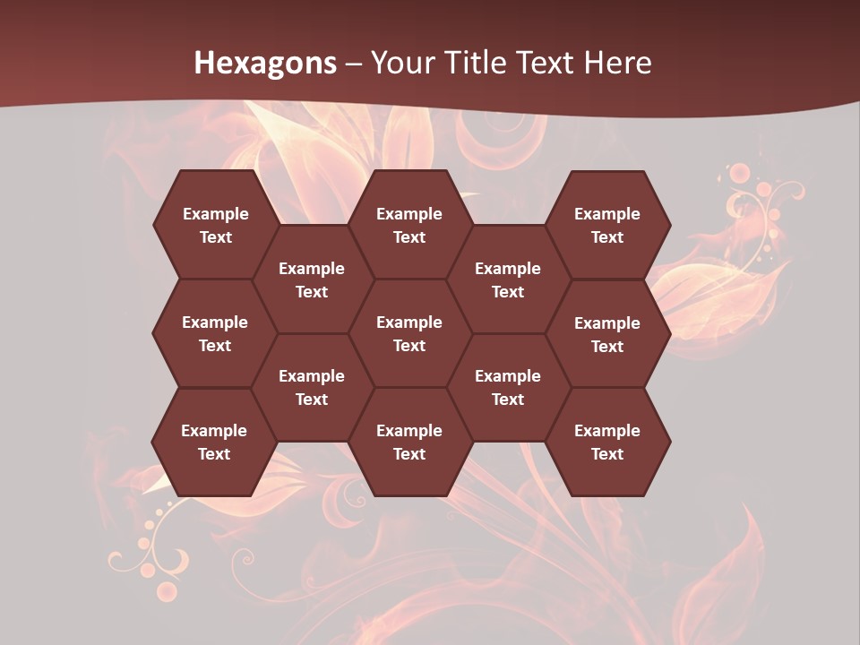 Hot Ignition Blaze PowerPoint Template