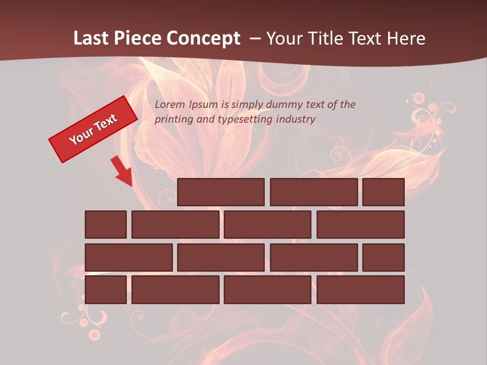 Hot Ignition Blaze PowerPoint Template