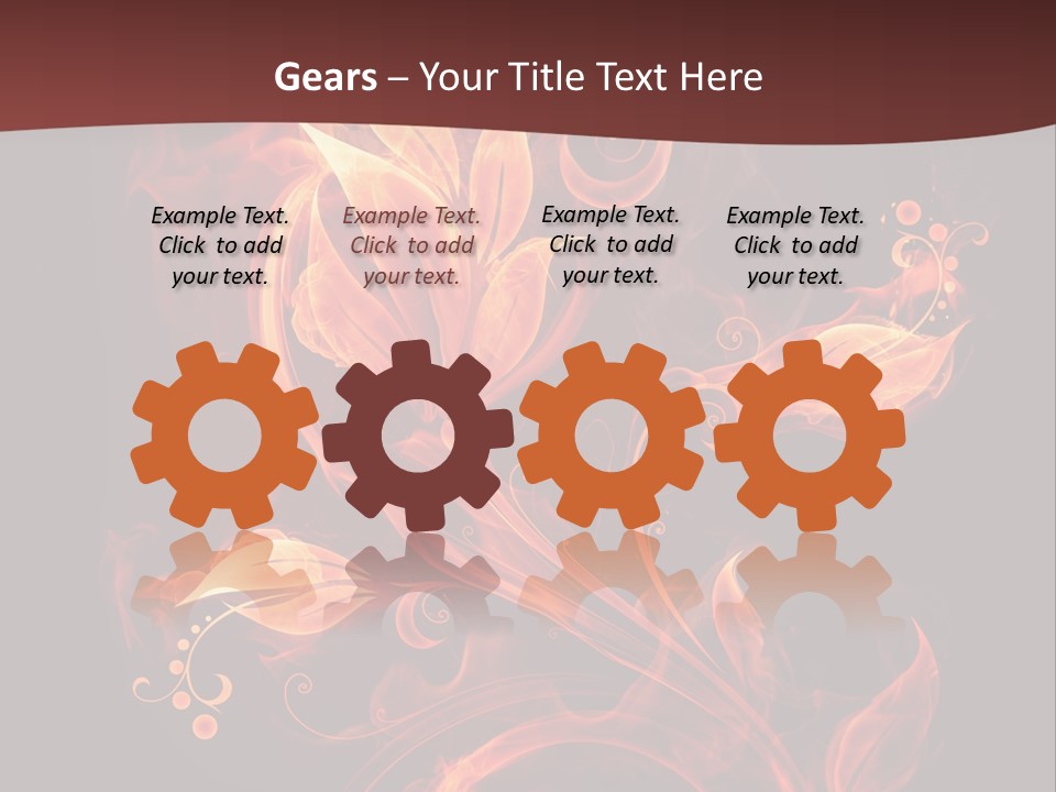 Hot Ignition Blaze PowerPoint Template