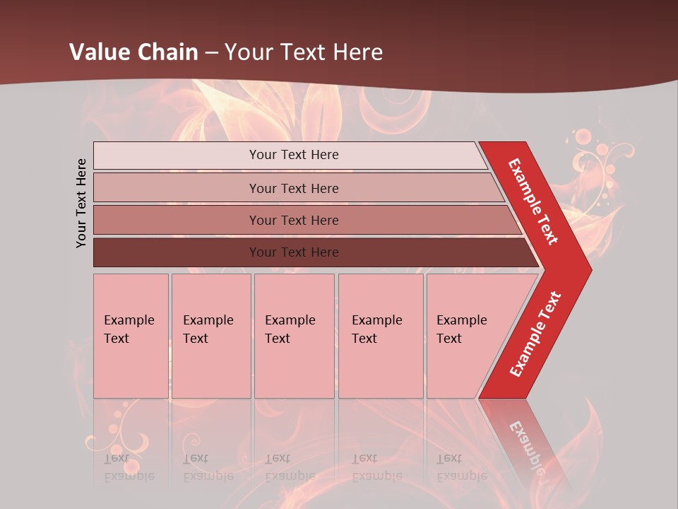 Hot Ignition Blaze PowerPoint Template