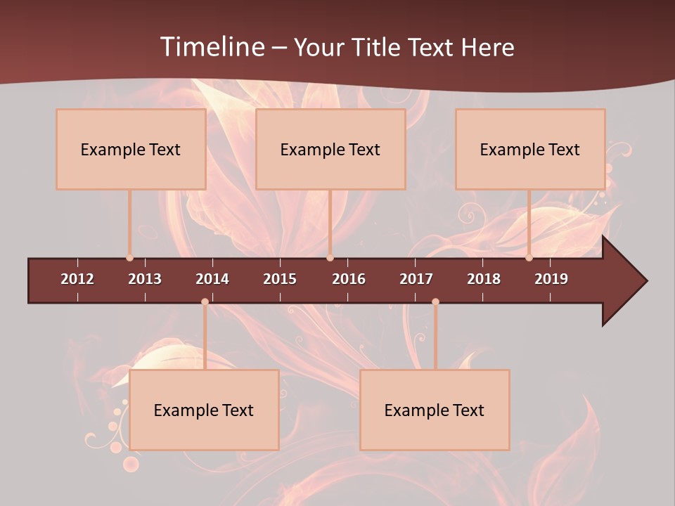 Hot Ignition Blaze PowerPoint Template
