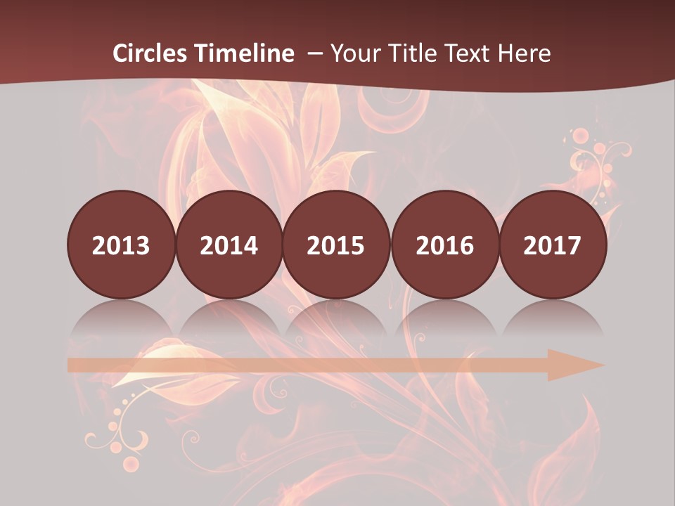 Hot Ignition Blaze PowerPoint Template
