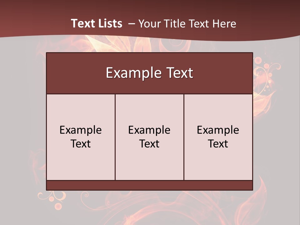 Hot Ignition Blaze PowerPoint Template