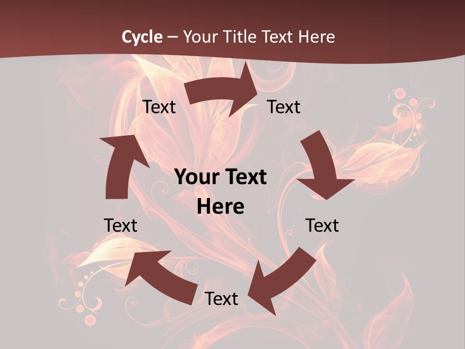 Hot Ignition Blaze PowerPoint Template