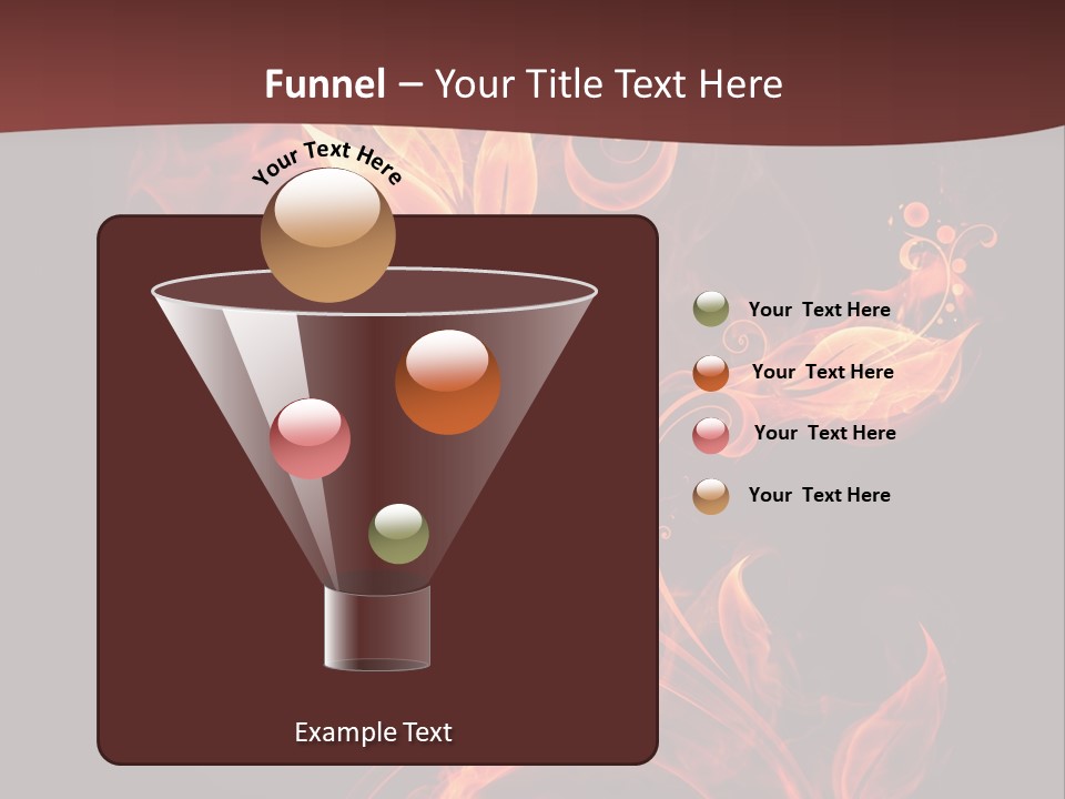 Hot Ignition Blaze PowerPoint Template