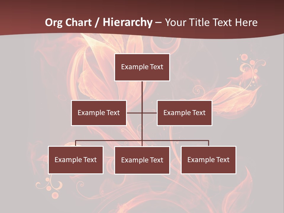 Hot Ignition Blaze PowerPoint Template