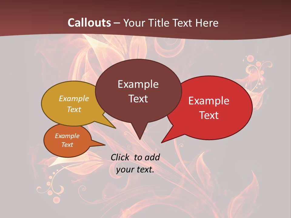 Hot Ignition Blaze PowerPoint Template