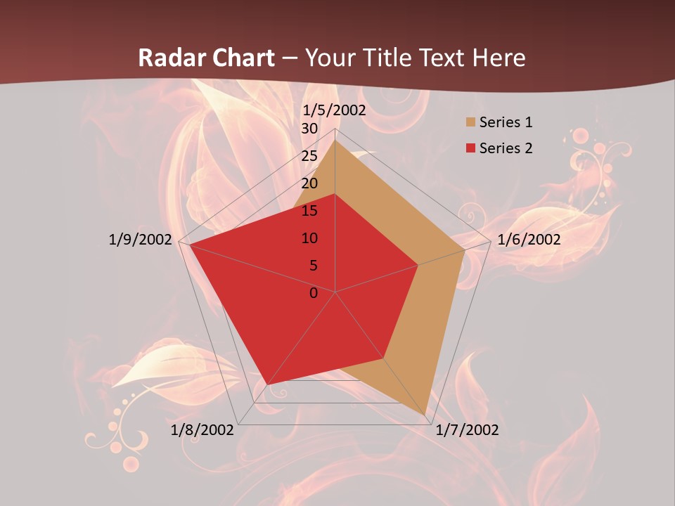 Hot Ignition Blaze PowerPoint Template
