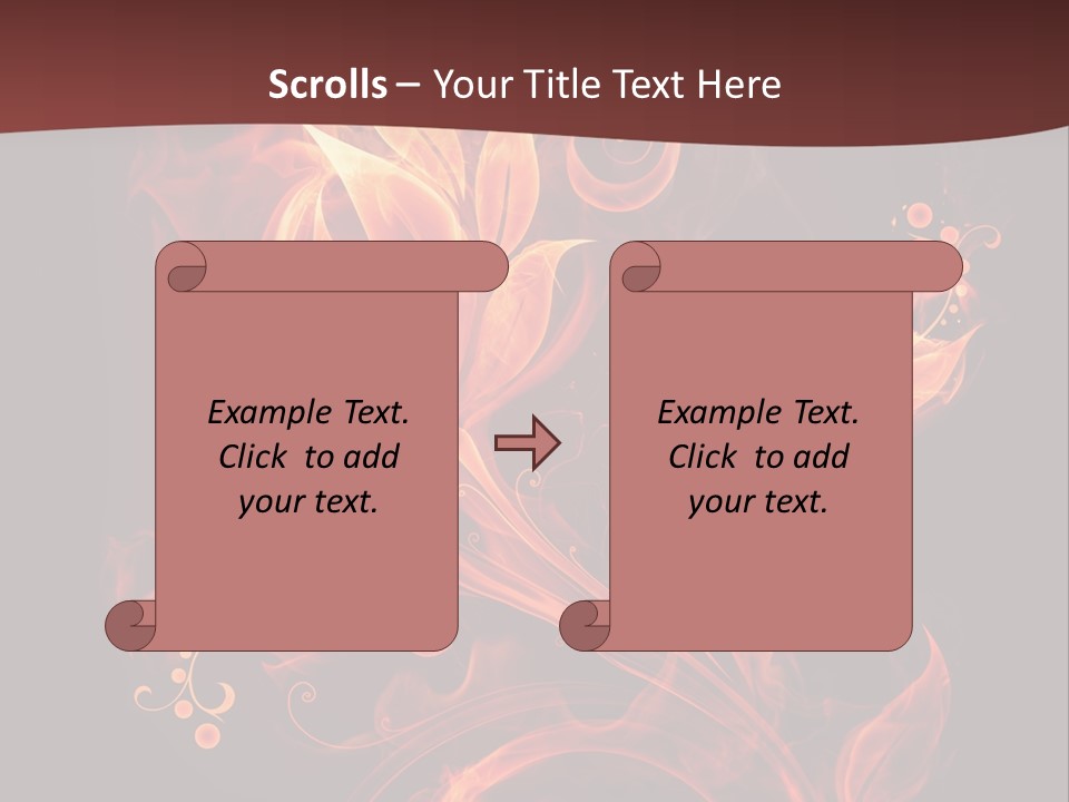 Hot Ignition Blaze PowerPoint Template