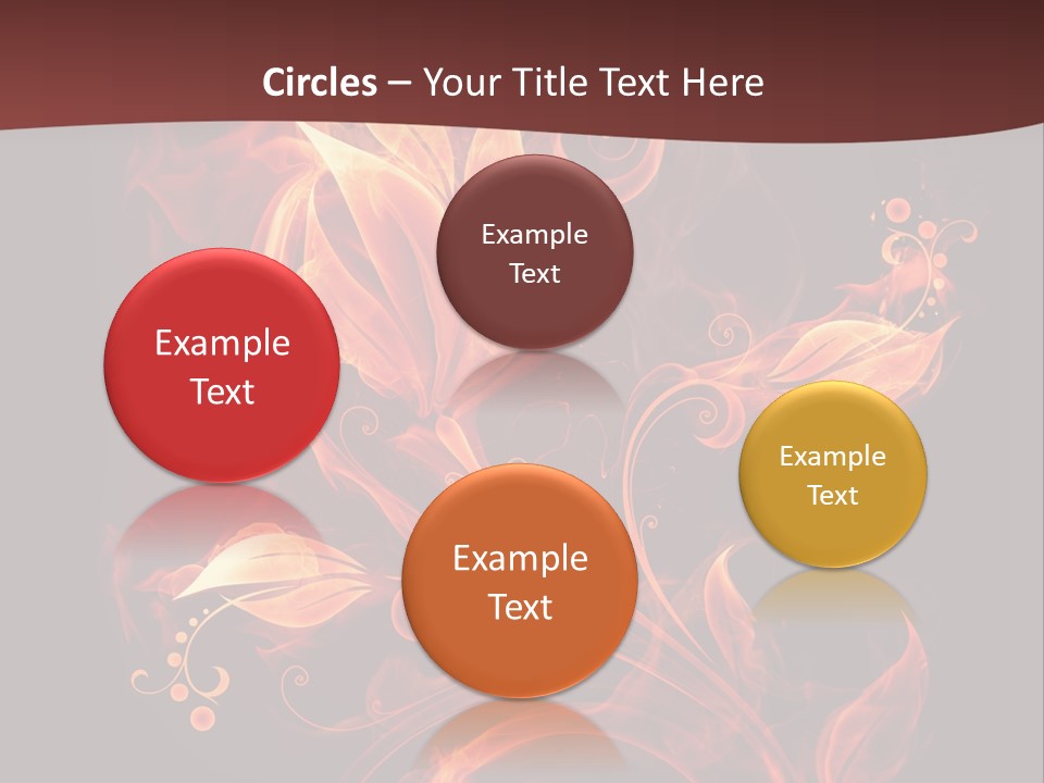 Hot Ignition Blaze PowerPoint Template