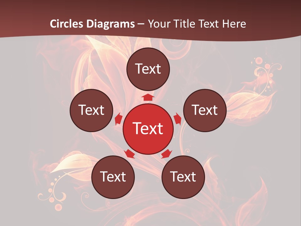 Hot Ignition Blaze PowerPoint Template