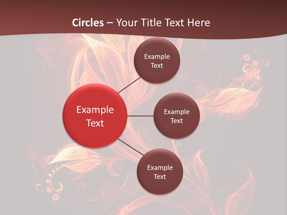 Hot Ignition Blaze PowerPoint Template