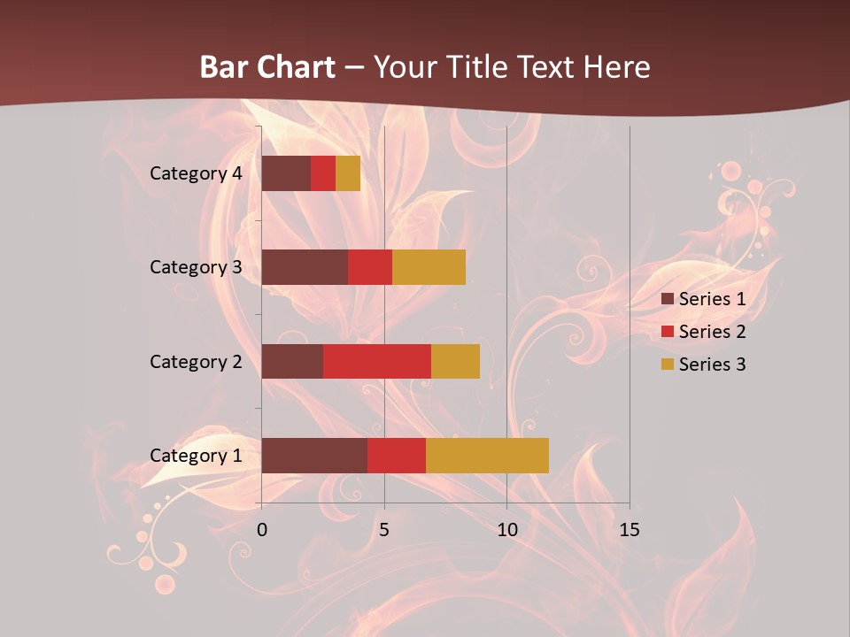 Hot Ignition Blaze PowerPoint Template