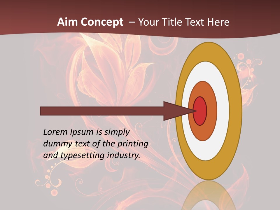 Hot Ignition Blaze PowerPoint Template