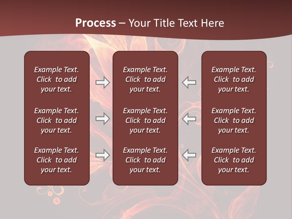 Hot Ignition Blaze PowerPoint Template
