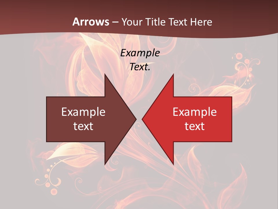 Hot Ignition Blaze PowerPoint Template