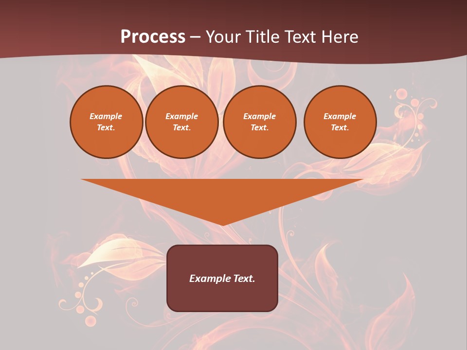 Hot Ignition Blaze PowerPoint Template