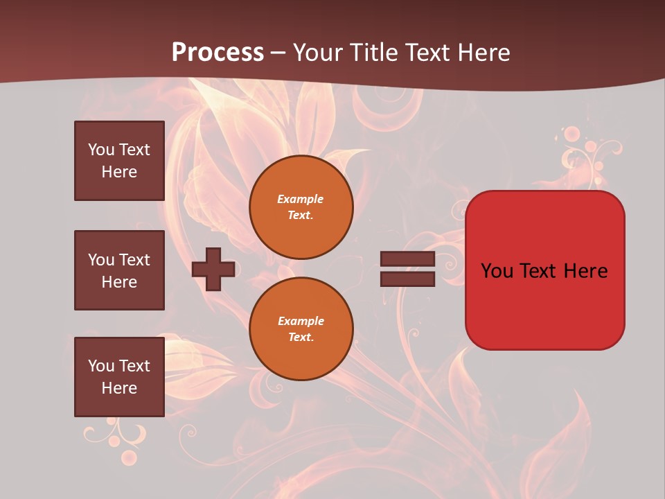 Hot Ignition Blaze PowerPoint Template