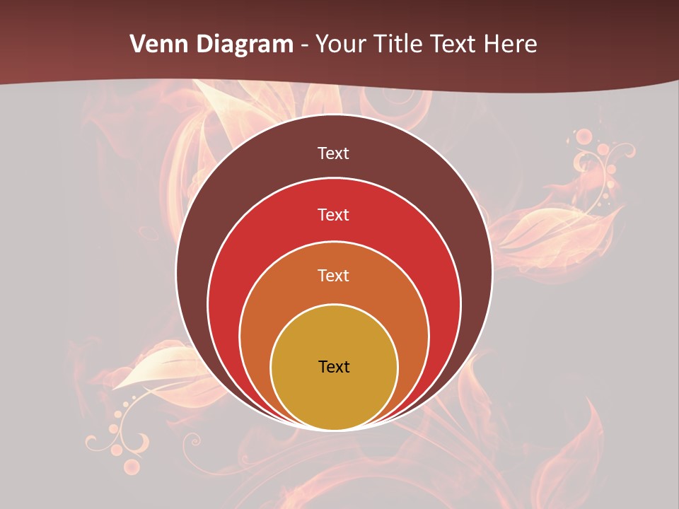 Hot Ignition Blaze PowerPoint Template