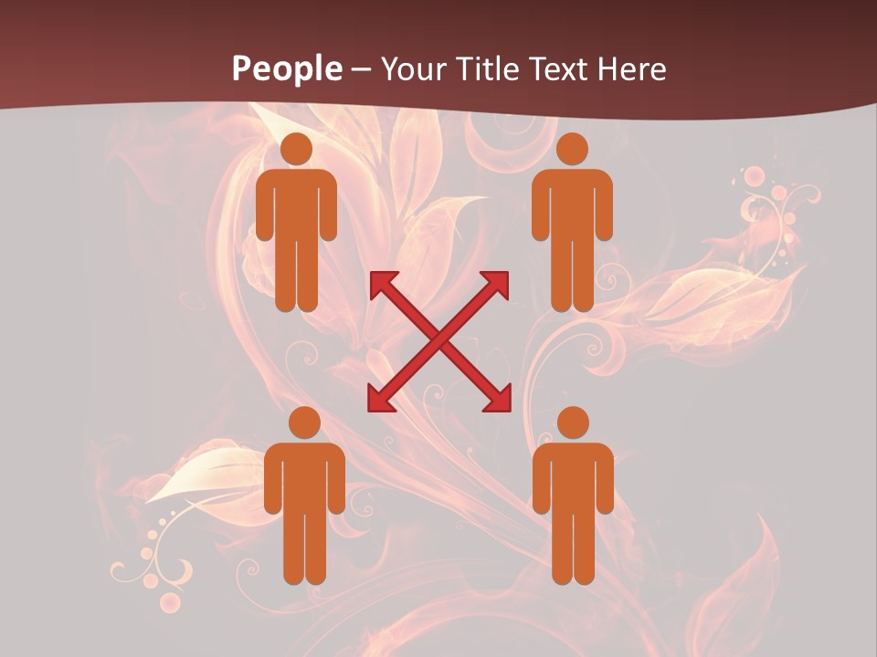 Hot Ignition Blaze PowerPoint Template