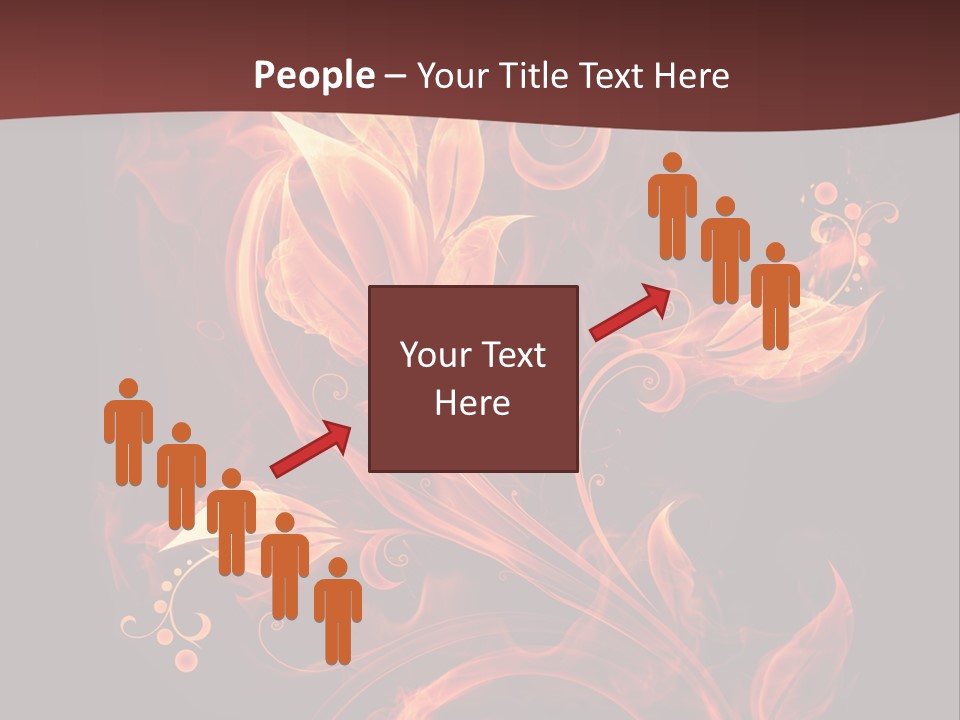 Hot Ignition Blaze PowerPoint Template