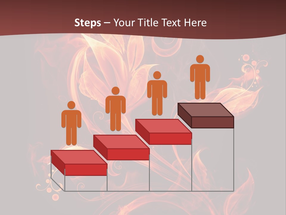 Hot Ignition Blaze PowerPoint Template