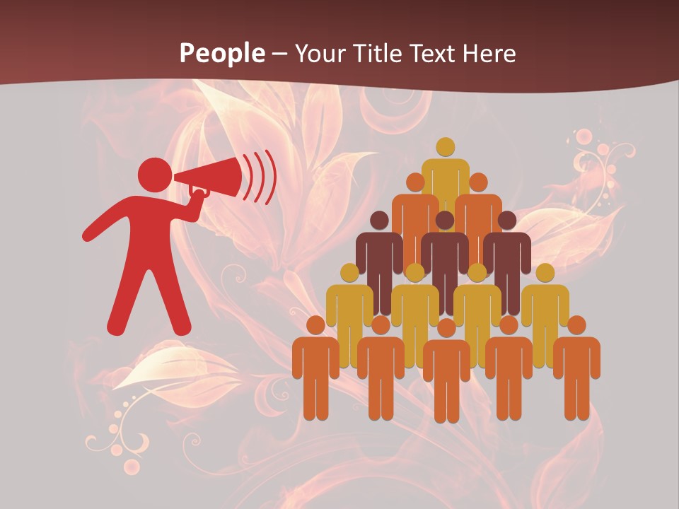 Hot Ignition Blaze PowerPoint Template