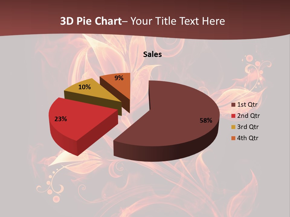 Hot Ignition Blaze PowerPoint Template