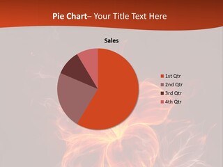 Red Smoke Fire PowerPoint Template