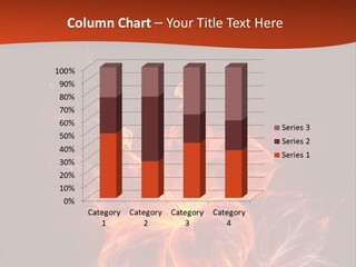 Red Smoke Fire PowerPoint Template