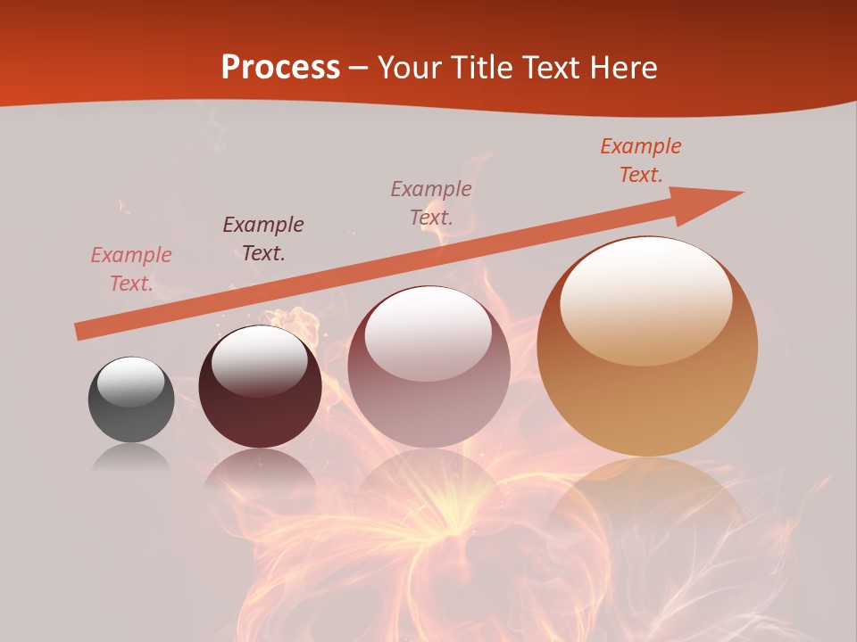 Red Smoke Fire PowerPoint Template