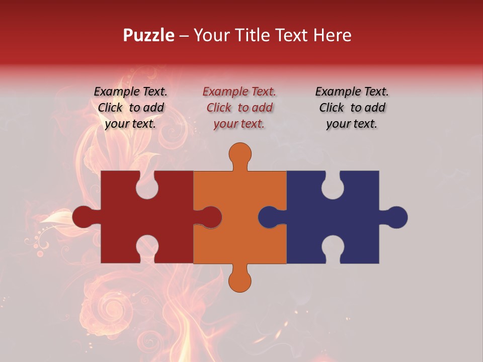 Single Background Flower PowerPoint Template