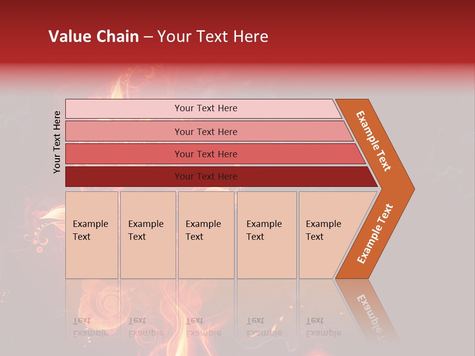 Single Background Flower PowerPoint Template