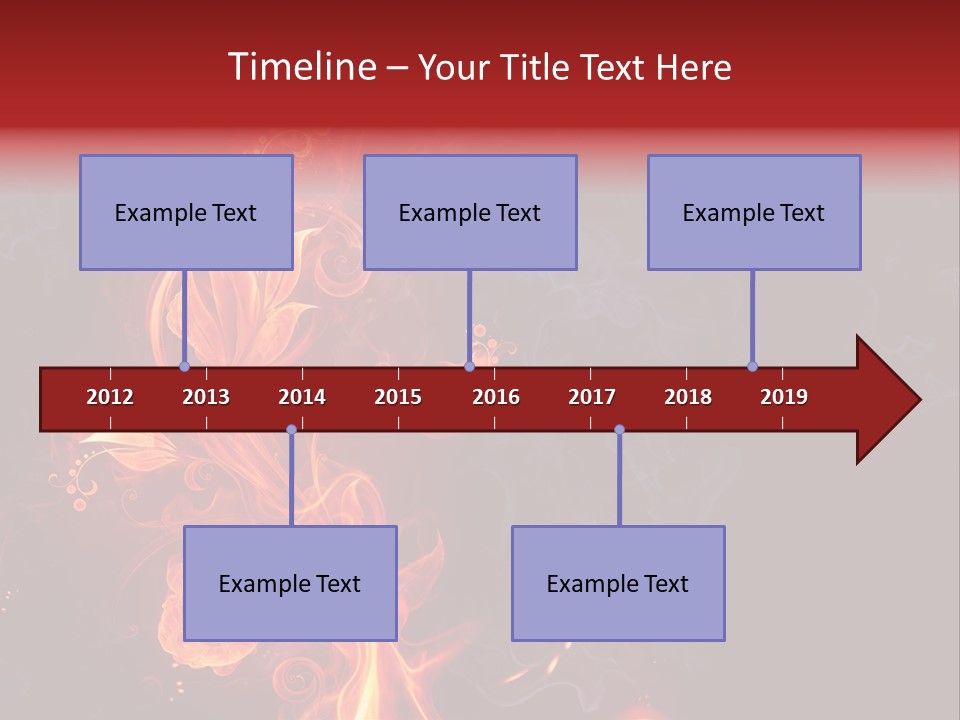 Single Background Flower PowerPoint Template