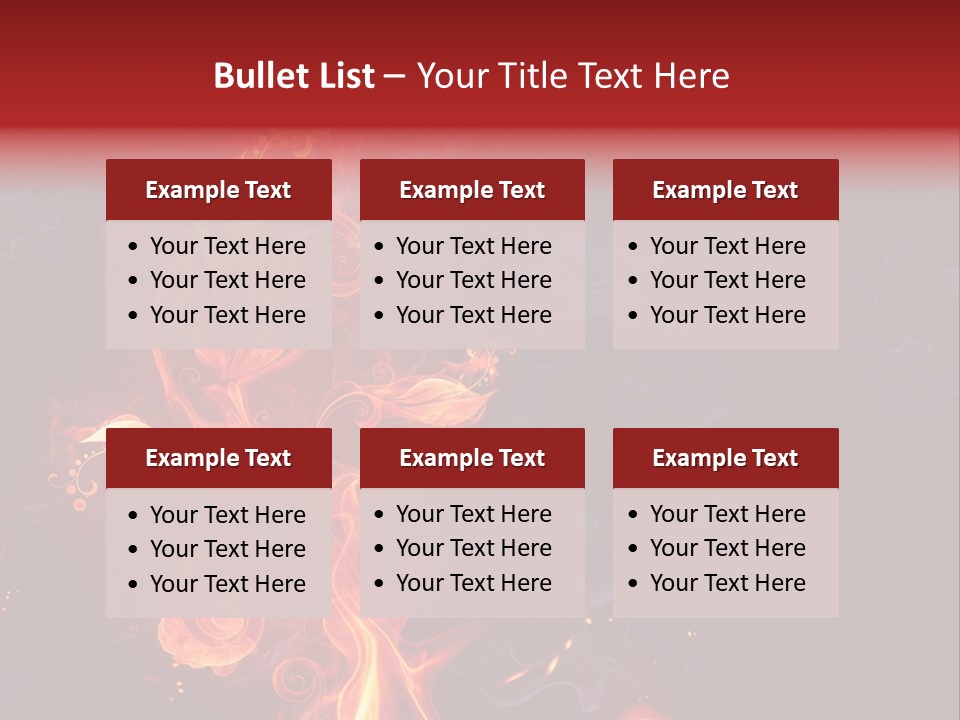 Single Background Flower PowerPoint Template