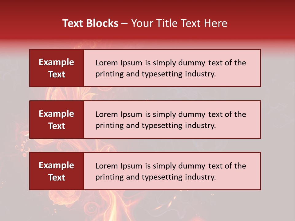 Single Background Flower PowerPoint Template