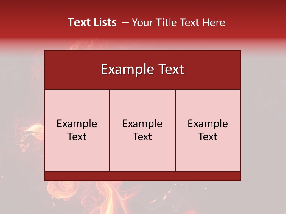 Single Background Flower PowerPoint Template