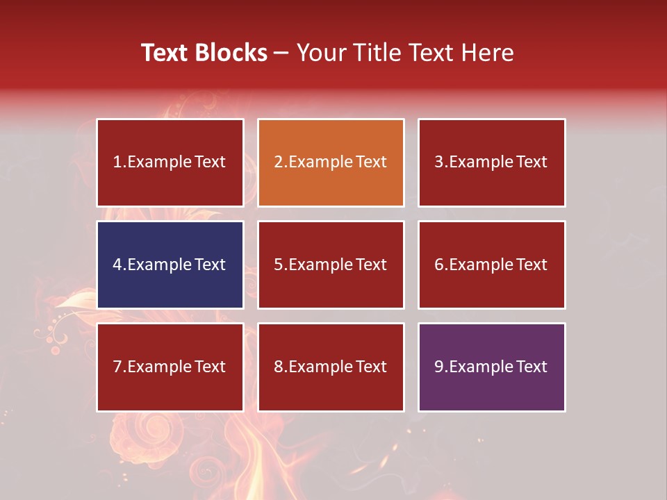 Single Background Flower PowerPoint Template