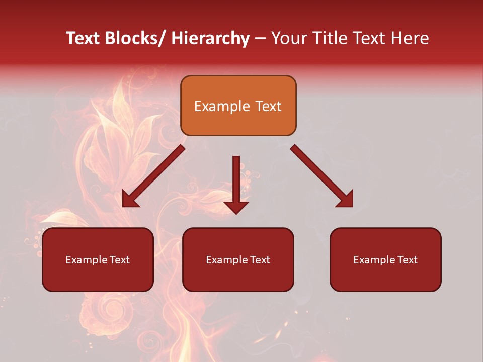 Single Background Flower PowerPoint Template